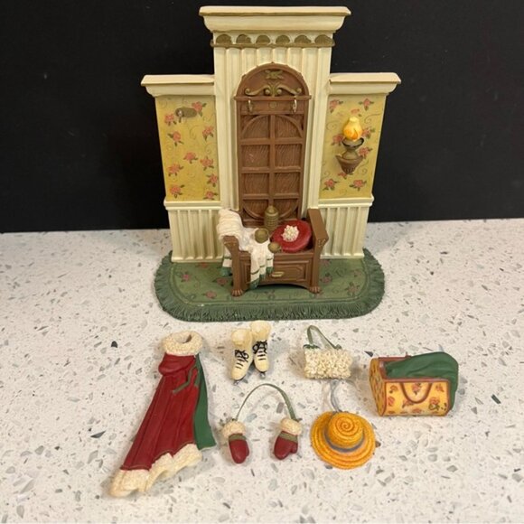 AVON Miniature Entryway Removable Pieces Collectible Skater Wardrobe Dollhouse - Picture 5 of 7